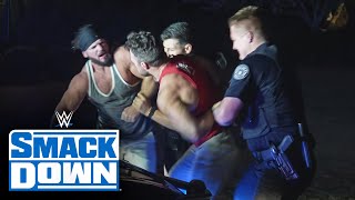 LA Knight incites a brawl at AJ Styles’ home and gets arrested: SmackDown highli