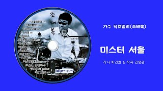 가수 딕훼밀리 (조태복) - 미스터 서울 (작사 박건호 \u0026 작곡 김영광)