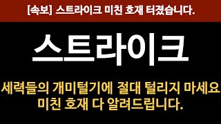 [스트라이크코인] 미쳤다 스트라이크 하락에 절대 털리지 마세요. 대박 호재 알려드립니다!!