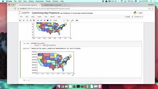 Customizing map projections in geopandas