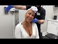 lisaraye mccoy’s first chiropractic adjustment with the king of cracks 😱