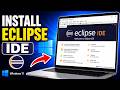 How To Install Eclipse IDE with Java JDK in Windows 11