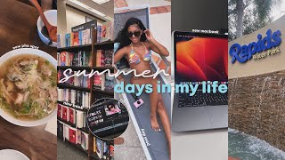 summer days in my life | new pho spot, water rapids, macbook unboxing, editing, + more