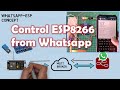 Control ESP8266 from Whatsapp using Node-RED and MQTT Communication