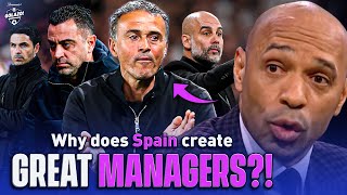 Thierry Henry on what makes Barcelona so special in producing managers! | UCL To