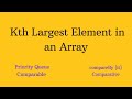 Kth Largest Element in an Array