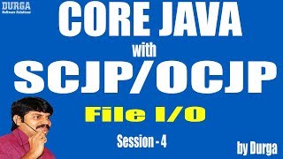 Core Java With OCJP/SCJP: File I/O  Part- 4||Printwriter