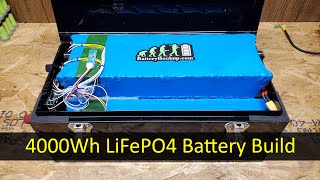 DIY 4000Wh 48V LiFePO4 Battery Toolbox Build, Start to Finish!