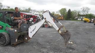 Bobcat 709 Backhoe Attachment for Skid Steer Loaders!