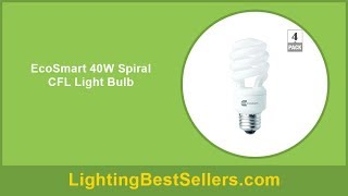 ecosmart 40w spiral cfl light bulb