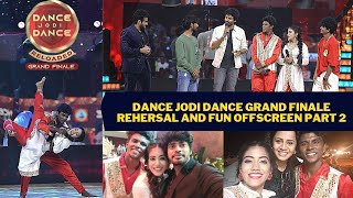 Dance Jodi Dance|Grand Finale Rehersal & fun offscreen|Part 2|Dominic&Preetha|Hari&Wong|Zeetamil