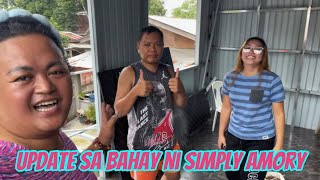 UPDATE SA BAHAY NI @SimplyAmory  MATATAPOS NA | MOMSHIE G