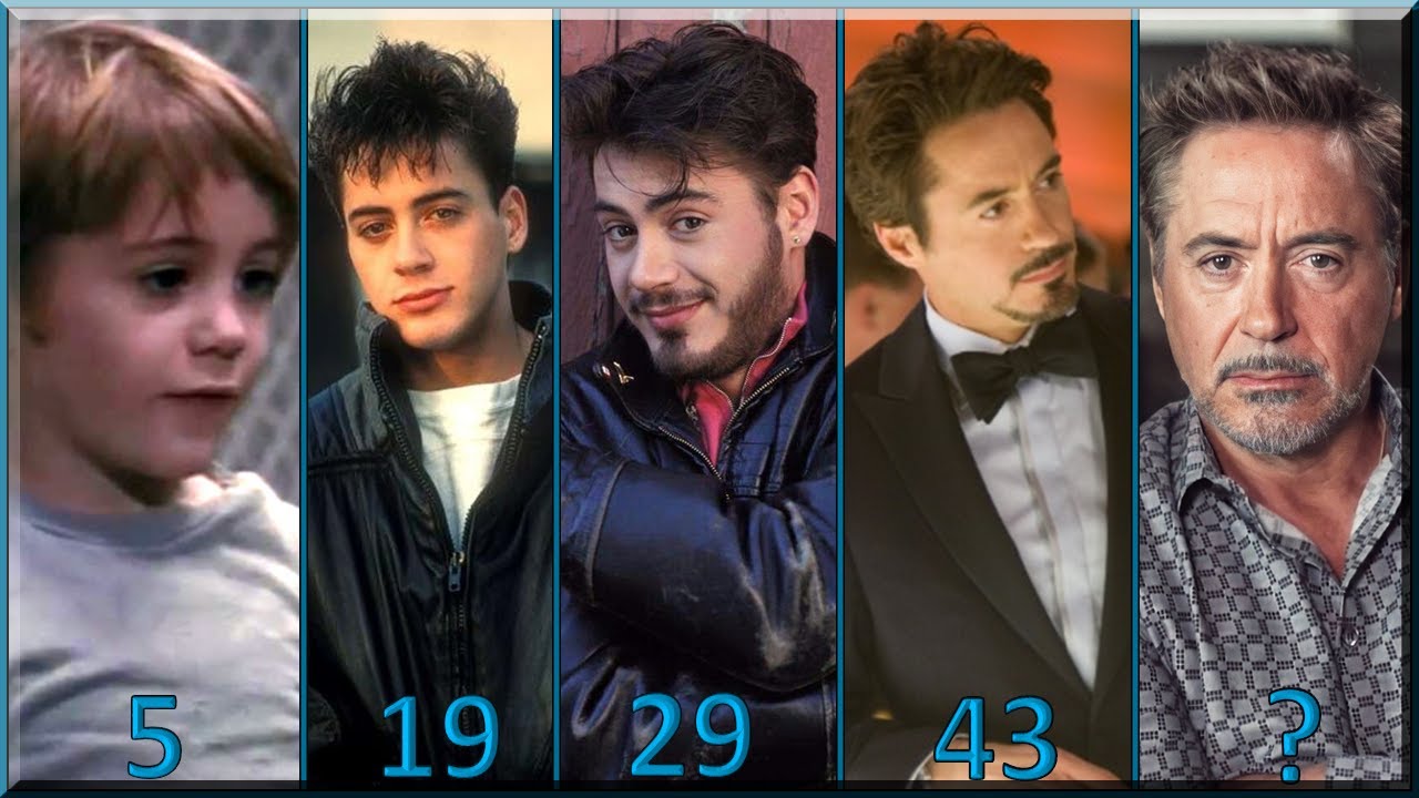 Robert Downey Jr From Age 1 To 56 Rdj Age Transformation 亟 ｩ 亟 Youtube
