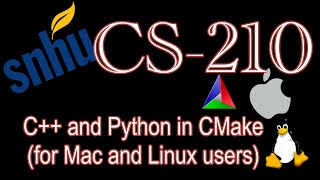 SNHU CS-210 - Integrating C++ and Python in CMake (for Mac and Linux users)