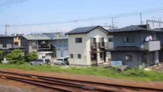 東北本線\u0026釜石線ＳＬ銀河ドリーム号　北上発車(車内)　2012年6月2日