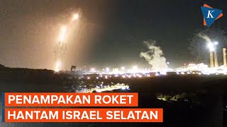 Detik-detik Israel Selatan Dibombardir Roket Kiriman Gaza