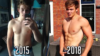 3 Year Body Transformation, 15-18 | Calisthenics & Weights (MOTIVATION!)
