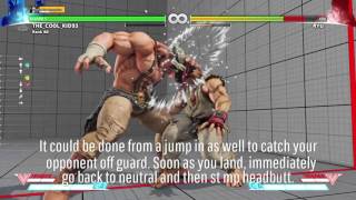 Street Fighter V: How To Standing Normal Into Down Charge