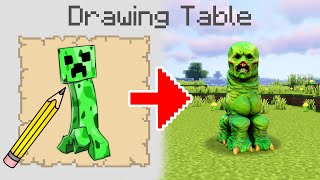 Minecraft, But Whatever I Draw Comes To LIFE!