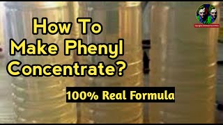 how to make phenol compound/white phenol concentrate making?