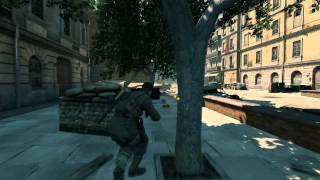 Sniper Elite v2- 5 for 1 remote detonation kill