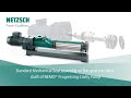 Assembly of connecting shaft on the gearbox drive: NETZSCH NEMO® Progressing cavity pump assembly