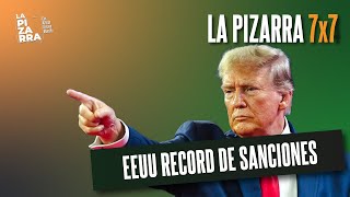 EEUU: récord de SANCIONES - La Pizarra 7x7