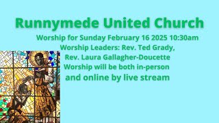 Feb16 RUC online worship for Sunday February 16, 2025