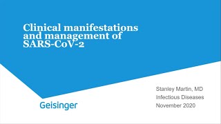 COVID-19: Health Systems & Pandemics - Lecture 7: Clinical Manifestations & Management of SARS-CoV-2