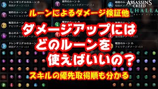 【アサシンクリードヴァルハラ】ダメージアップにはどのルーンを使えばいいの？【検証】