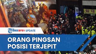 Penampakan Mencekam Tumpukan Massa Tragedi Halloween di Itaewon, Pengunjung Pingsan Masih Tergencet