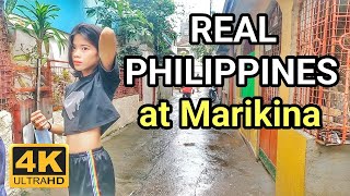 THE OTHER SIDE of MARIKINA | WALKING HIDDEN NARROW ALLEY in Malanday Marikina Philippines [4K] 🇵🇭