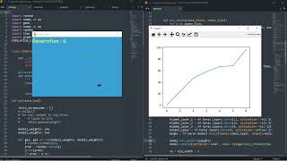 Train an AI snake game using Genetic Algorithm in python.