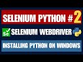 Selenium Python #2 | Installing Python on Windows