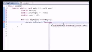Java Programming Tutorial 23 Compound Interest Program