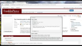 Library Catalog Citation Tools