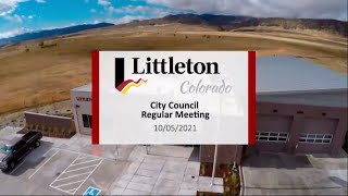 City Council Regular Meeting - 10/05/2021 (Note: Early Start)