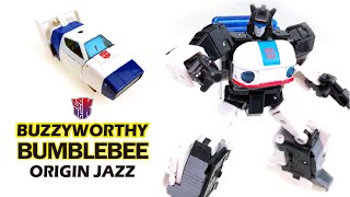 Buzzworthy Bumblebee Origin Autobot JAZZ 賽博坦型態 起源 爵士【KL變形金剛玩具分享660】