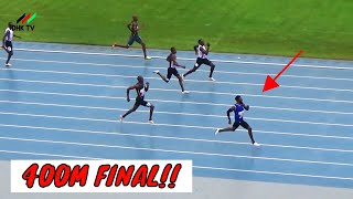 Men's 400m Final Clash | Collins Wamae Dominates | AK National Athletics Championship 2022