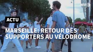 Marseille: retour des supporters au stade Vélodrome | AFP