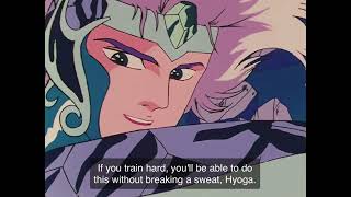 Kid Cygnus Hyoga Atomizes An Ice-wall(Saint Seiya: Knights Of The Zodiac