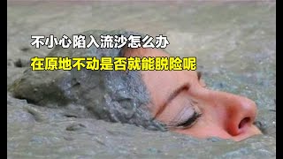 不小心陷入流沙怎么办？保持冷静不挣扎就能脱险？如何才能自救？