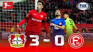 Bayer 04 Leverkusen - Fortuna Düsseldorf [3-0] | GOLES | Jornada 19 | Bundesliga