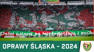 KIBICE: Oprawy kibiców Śląska Wrocław w 2024 roku