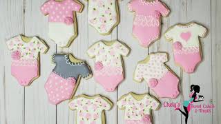 Baby Shower CookieS Onesies