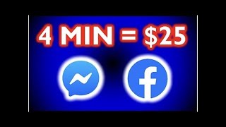 Earn $25 EVERY 4 Mins With Facebook Messenger FREE Make Money Online @Branson Tay