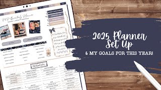 SUPER CHATTY! My 2025 Digital Planner Set Up in Goodnotes 6 \u0026 My Goals for 2025 🤩