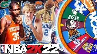 NBA 2K22 Wheel of Colleges