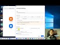 how to create zoom link for meeting in laptop pc computer in bangla how to schedule a zoom meeting