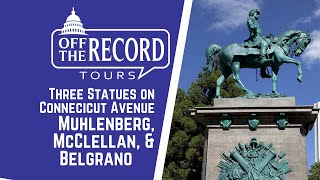 Three Statues on DC's Connecticut Avenue